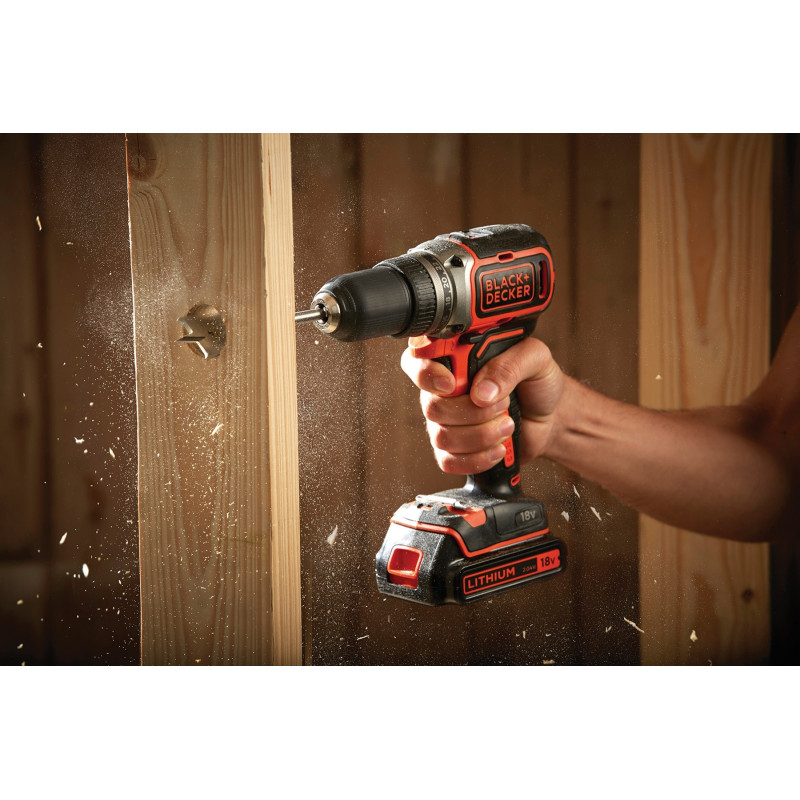 Perceuse-visseuse sans fil Brushless 18V BLACK+DECKER