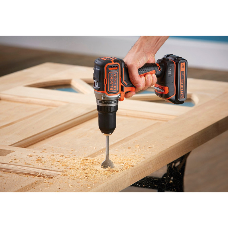 Perceuse-visseuse sans fil Brushless 18V BLACK+DECKER