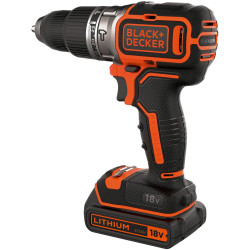 Perceuse à percussion sur batterie Brushless 18 V BLACK+DECKER