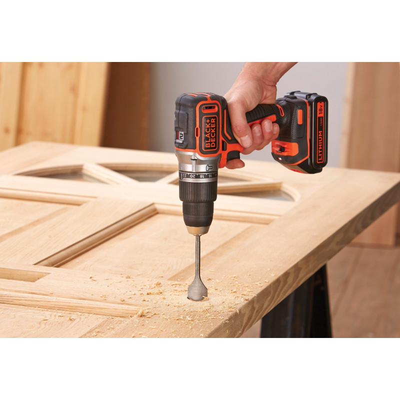 Perceuse à percussion sans fil Brushless 18V BLACK+DECKER Perceuse à percussion sans fil Brushless 18V BLACK+DECKER