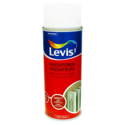 Laque pour radiateur blanche brillante 0,4 L LEVIS