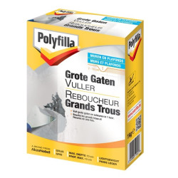 Reboucheur Grands Trous 20 - 100 mm 1 Kg POLYFILLA