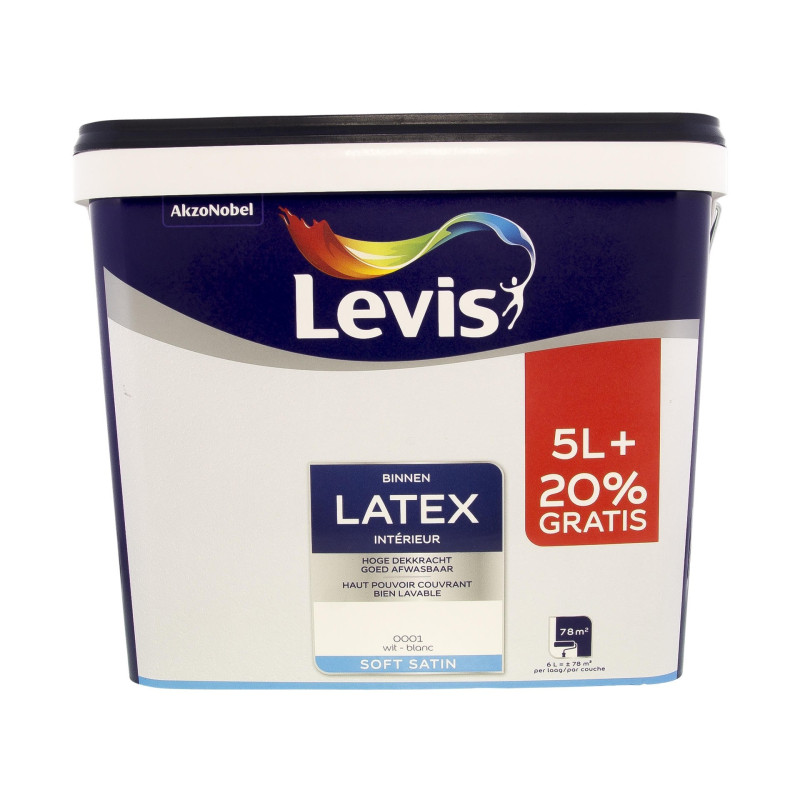 Peinture Latex blanc LEVIS