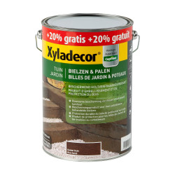 Lasure Bois Jardin Brun Foncé 6L – Protection Respirante | XYLADECOR