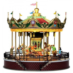 Carrousel du Père Noël LEMAX – Magie de Noël | LEMAX
