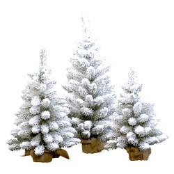 Sapin de Noël Toronto Enneigé 75cm – Ambiance Hivernale
