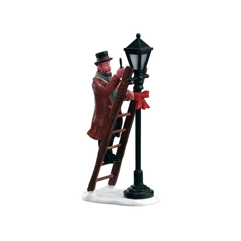 Figurine allumeur de réverbère LEMAX – Décorez votre village | LEMAX