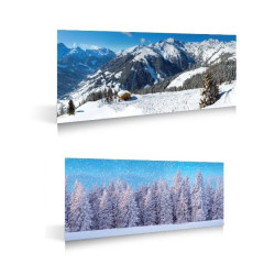 Arrière-plan Hiver 98x33cm – Ambiance Magique | MY VILLAGE