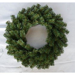 Couronne de Noël artificielle verte 40 cm – Déco festive