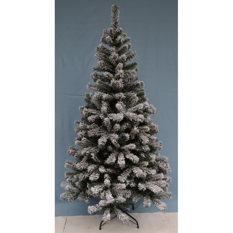 Sapin de Noël artificiel Snowflake enneigé 210 cm
