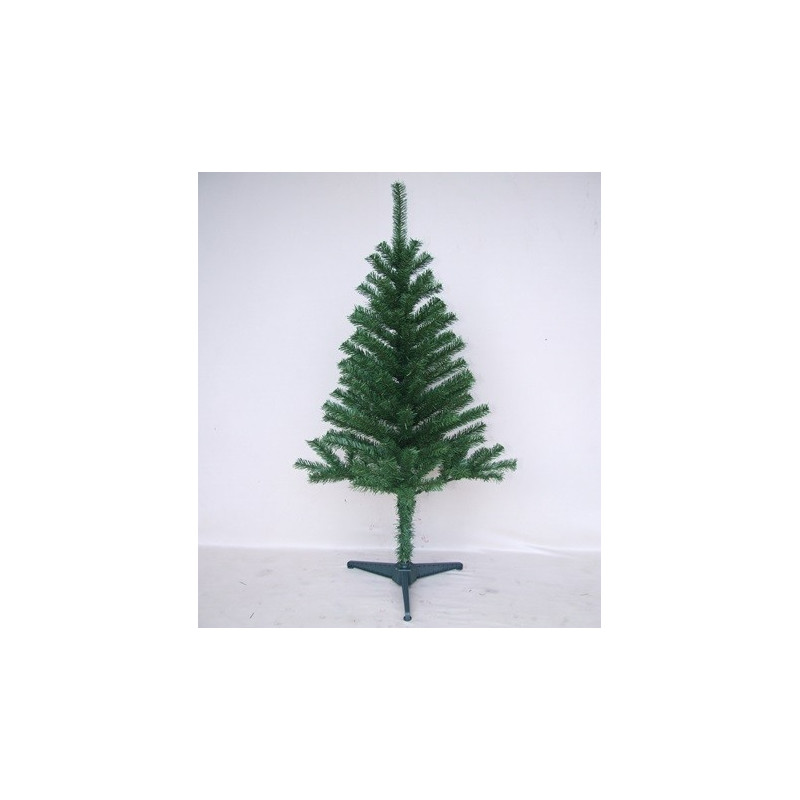 Sapin de Noël artificiel Loge slim vert 180 cm x 97 cm - Mr.Bricolage