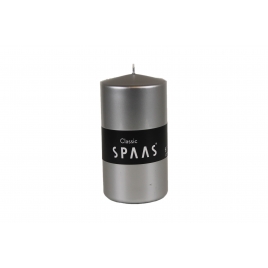 Bougie cylindrique argent SPAAS