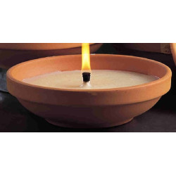 Bougie Terre Cuite Ivoire SPAAS – Ambiance Jardin | SPAAS