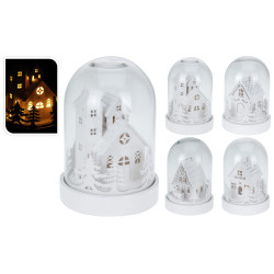 Cloche en verre LED – Illuminez votre Noël