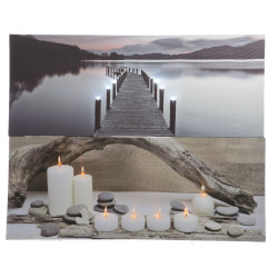 Cadre LED Lumineux 40x100cm – Déco Noël | LUMINEO