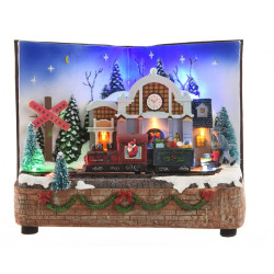 Livre train LED DECORIS – Ambiance féerique | DECORIS