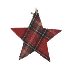 Étoile de Noël Écossaise DECORIS – Déco Festive | DECORIS