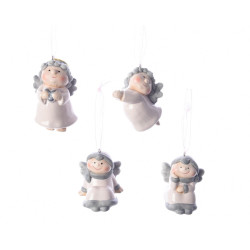 Ange de Noël rose DECORIS – Décoration festive | DECORIS