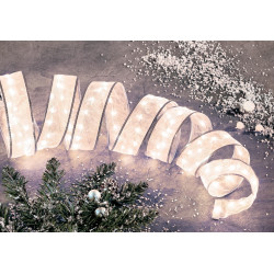 Guirlande de Noël Ruban Lumineux 5m – Ambiance Festive