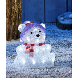 Ourson lumineux LED – Illumine votre Noël |