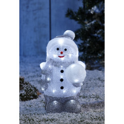 Personnage Fille Boule Neige Lumineux – Magie Noël | CHRISTMAS PLANET