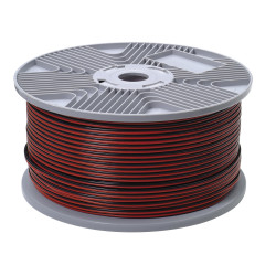 Câble audio 2x0,75mm² au mètre – Son clair | PROFILE
 Câble audio 2x0,75mm² au mètre – Son clair | PROFILE