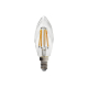 Ampoule flamme torsadée retro LED E14 2,5 W 250 lm blanc chaud SYLVANIA