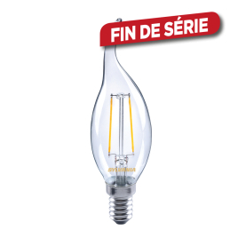 Ampoule coup de vent filament LED E14 2 W 250 lm blanc chaud SYLVANIA