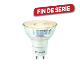 Ampoule transparente LED GU10 blanc chaud 345 lm 5,5 W 2 pièces SYLVANIA