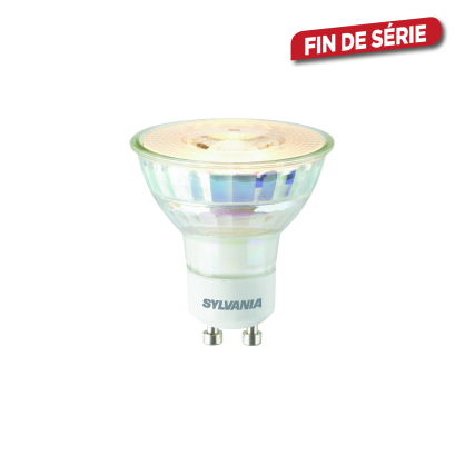 Ampoule transparente LED GU10 blanc chaud 345 lm 5,5 W 2 pièces SYLVANIA
