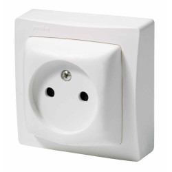 Prise apparente Otéo 2 P – Sécurité et installation facile | LEGRAND