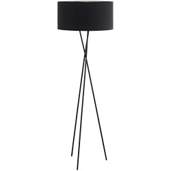 Lampadaire Fondachelli noir E27 60 W EGLO