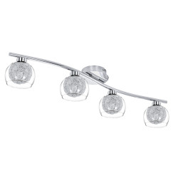 Spot halogène Oviedo chrome G9 4 x 33 W EGLO