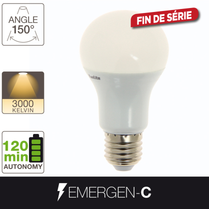 Ampoule Emergen-C classique A60 LED E27 6 W 200 lm XANLITE