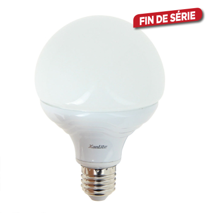 Ampoule globe G95 LED E27 11,5 W 1055 lm blanc chaud XANLITE
