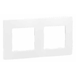 Plaque de recouvrement Niloe double blanc LEGRAND