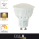 Ampoule spot LED GU10 6 W 345 lm blanc chaud Dim-K variation d'intensité XANLITE