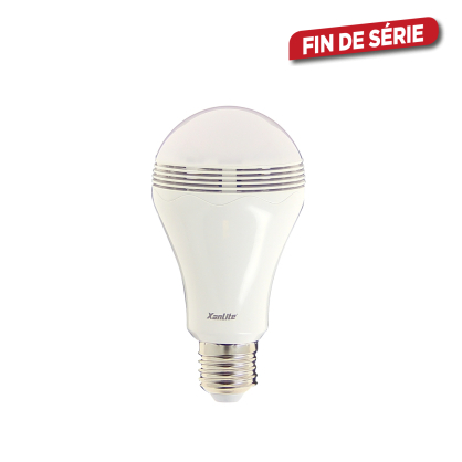 Ampoule réflecteur A65 LED E27 6,5 W 300 lm blanc chaud Sonolux musique Bluetooth XANLITE