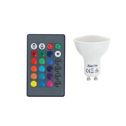 Ampoule LED GU10 XANLITE – Blanc Chaud & Télécommande | XANLITE