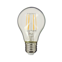 Ampoule classique à filaments LED E27 blanc froid 4 W XANLITE