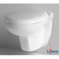 Cuvette suspendue avec abattant WC inclus LAFINESS