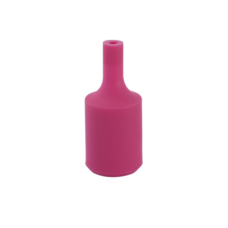 Soquet décoratif en silicone pour suspension E27 rose CHACON