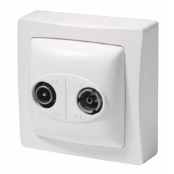 Prise apparente Otéo Radio/TV – Installation Facile | LEGRAND