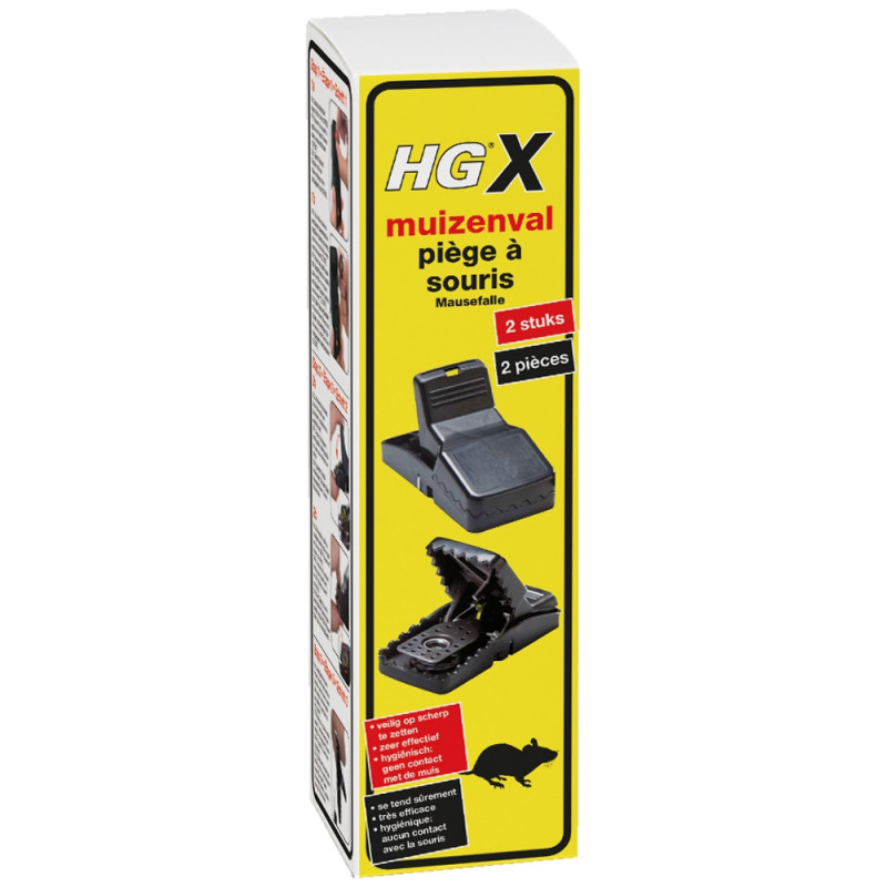 HGX Piège à souris 2 pièces HG