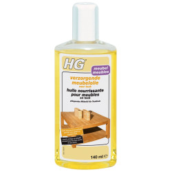 Huile Teck HG 0,14L – Nourrit et protège vos meubles | HG