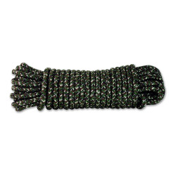 Drisse tressée camouflage 6mm 15m – Corde résistante | CHAPUIS