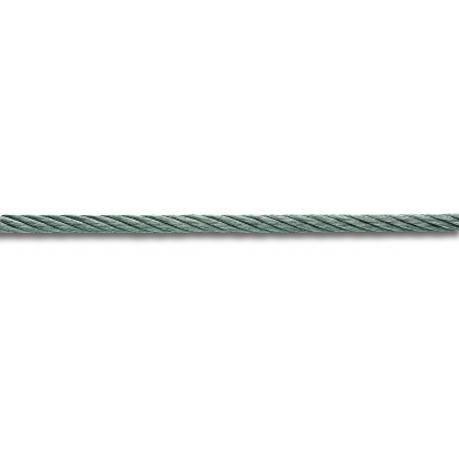 Câble non gainé qualité levage acier dur galvanisé RR 180Kg/mm² au mètre CHAPUIS