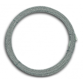 Câble non gainé en acier galvanisé Ø 1,5 mm 10 m CHAPUIS