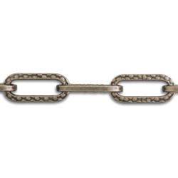 Chaine Figaro Bronze 4mm – Décoration sur mesure | CHAPUIS