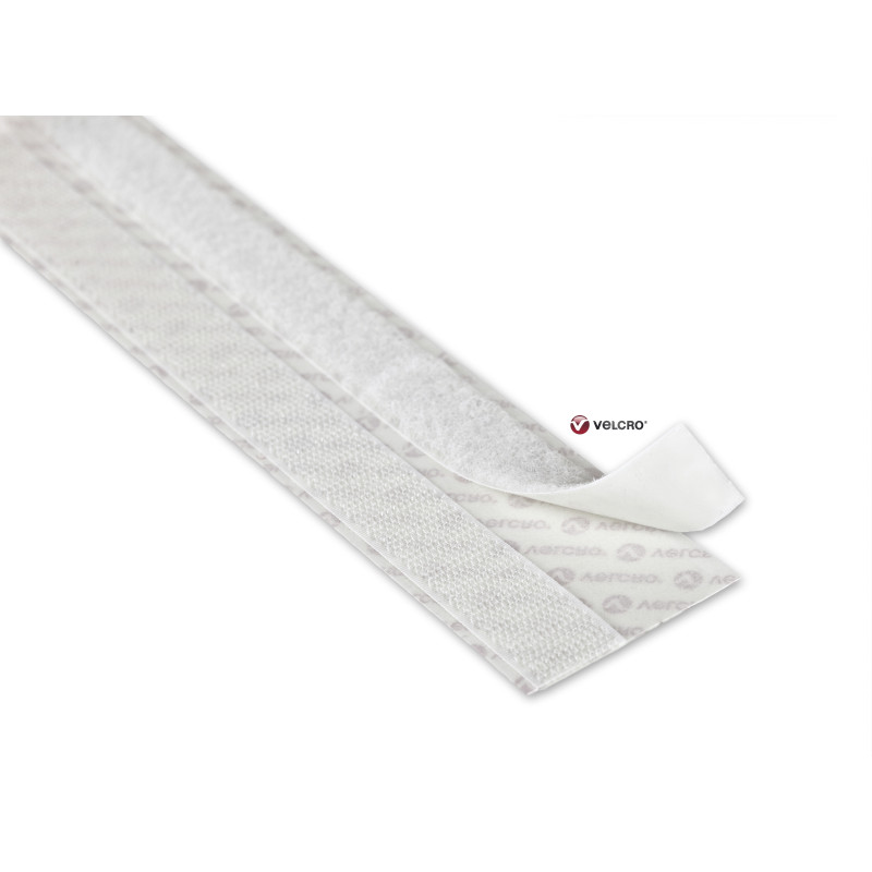 Ruban adhésif auto-agrippant Fixation Extrême blanc 1 m x 20 mm CHAPUIS